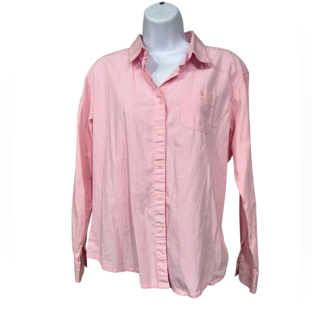 Wrangler pink ribbon shirt size XL